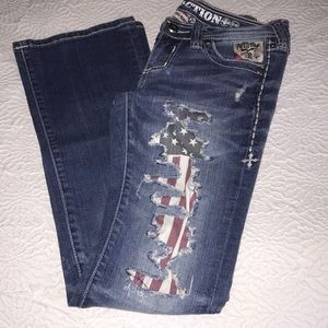 Affliction jeans.  Size 26.  Used.